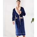 Warm Spa robes micro flannel unisex women and men  Bath Robe Winter nightwear